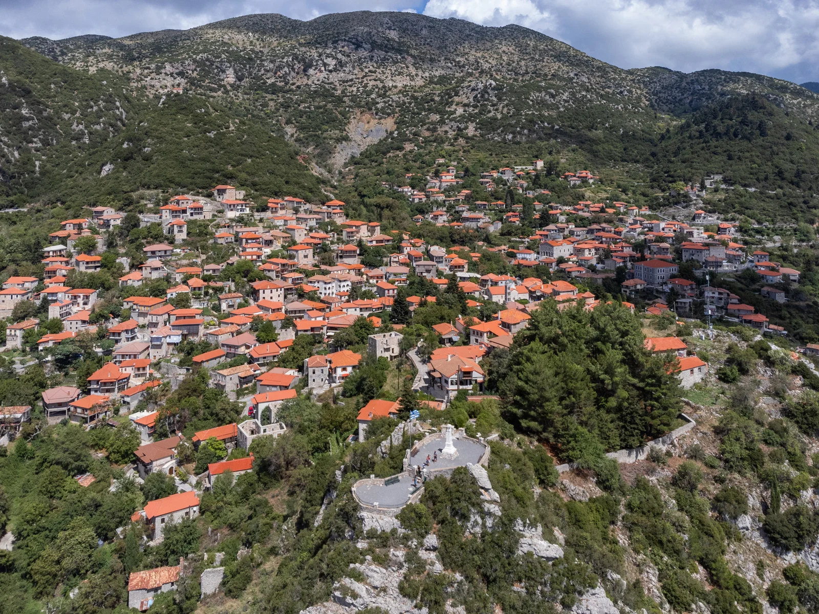 Πανοραμική άποψη της Στεμνίτσας.