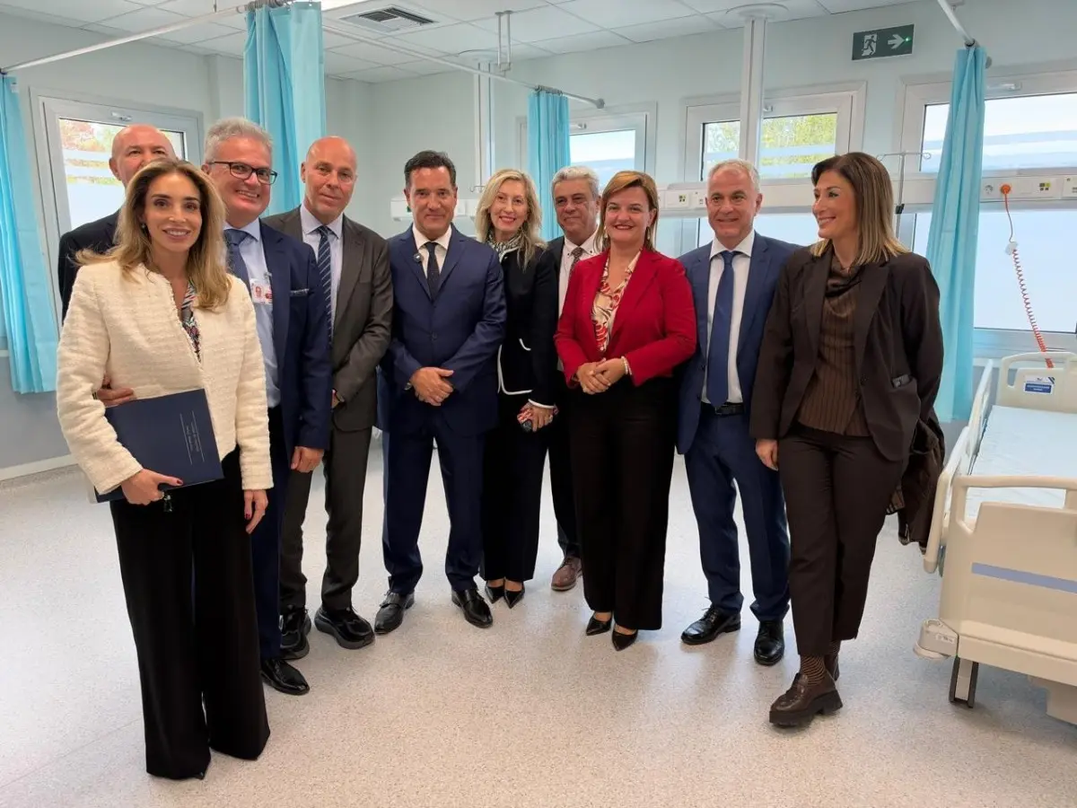 Photograph from the official announcement on new health infrastructure in Ioannina