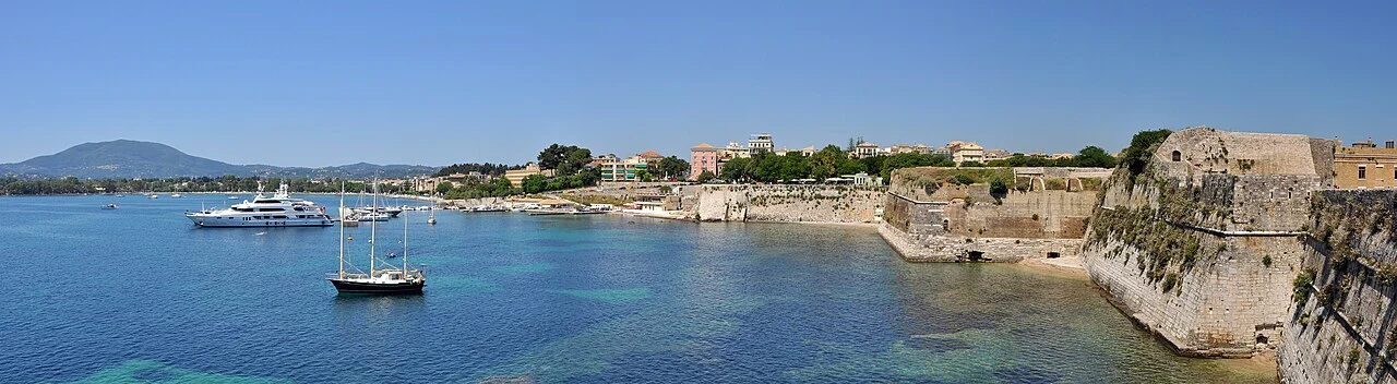 View of Corfu town