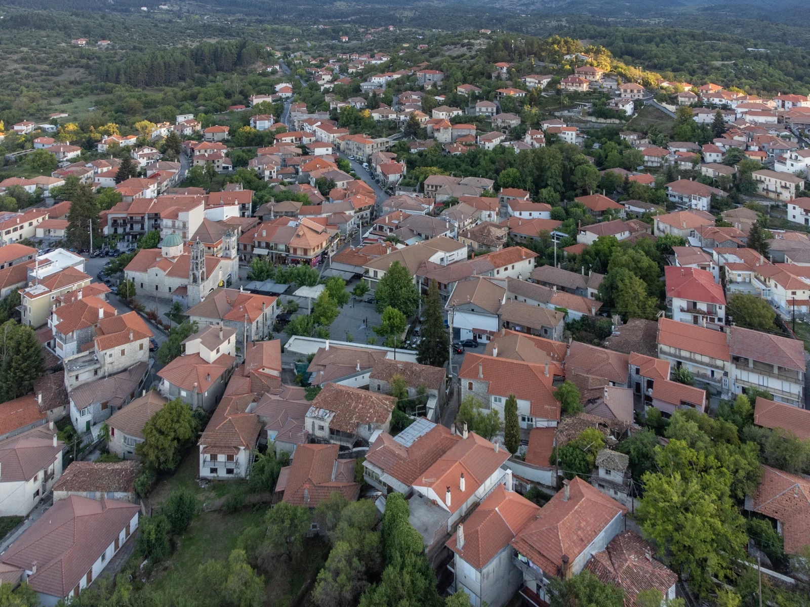 Άποψη της Βυτίνας, ορεινή Αρκαδία